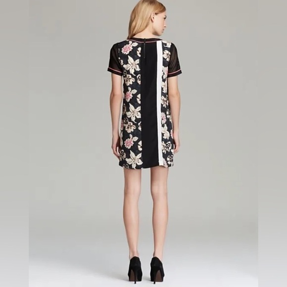 Elizabeth and James 'Montana' Mixed Media Shift Dress | S - Picture 2 of 8